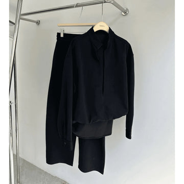 Riolio Korean Casual Sports High-end Suit Autumn Sweatshirt Fake Two-piece Spring Fashion Trend Casual Loose Suit Aesthetic Academy